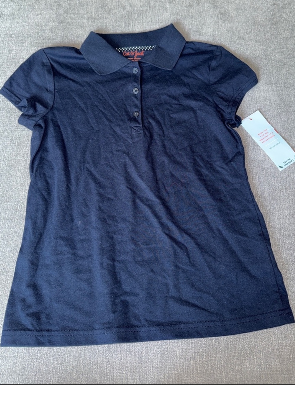 Cat & Jack Classic Navy Blue Polo / School Uniform Style